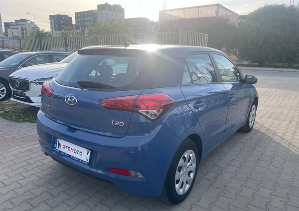 Hyundai i20 cena 43900 przebieg: 71000, rok produkcji 2018 z Warszawa małe 79